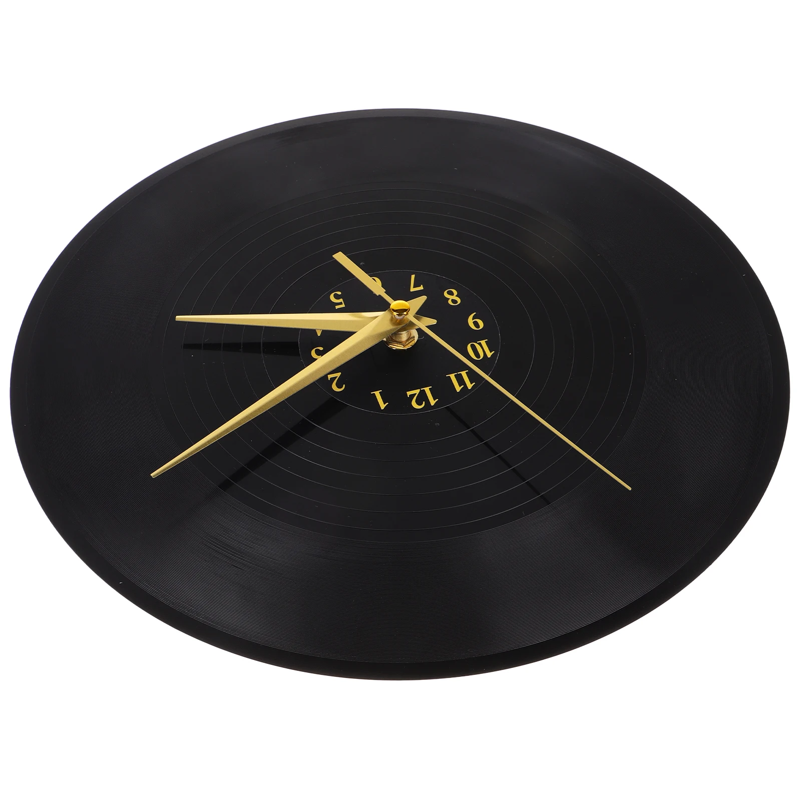 

Record Wall Clock with Unique Numerals Silent Operation Decorative Music Clock for Living Room Bedroom