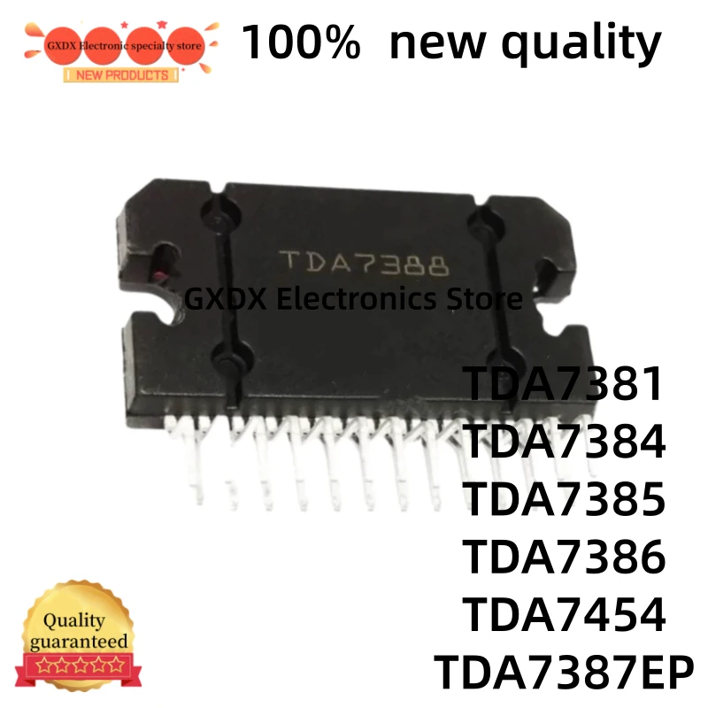 1-5-10Pcs 100% quality TDA7381 TDA7384 TDA7385 TDA7386 TDA7388 TDA7454 TDA7387EP ZIP-25 automotive amplifier chip MOS FET