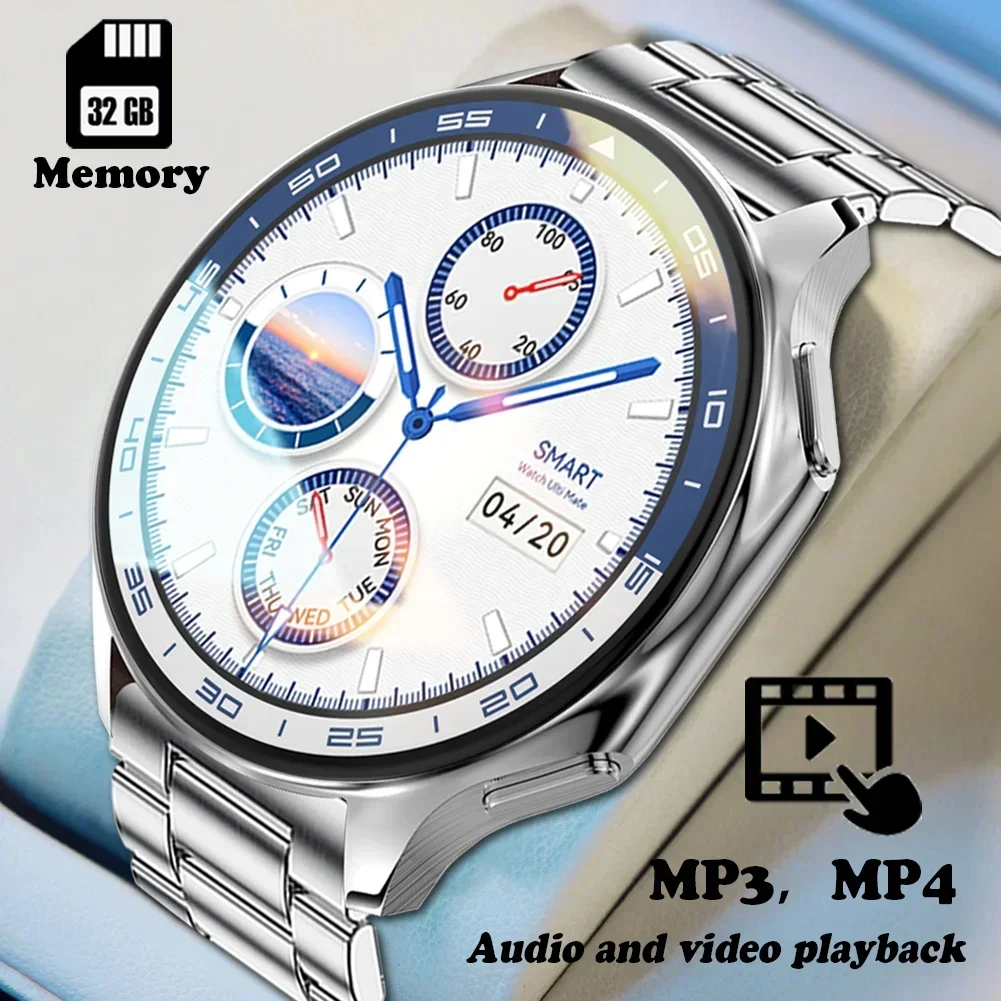Men's Business Smart Watch X 2024 - 3D Surround. Huge 32GB Memory. AV Playback. High-End Choice. Gift for Him.