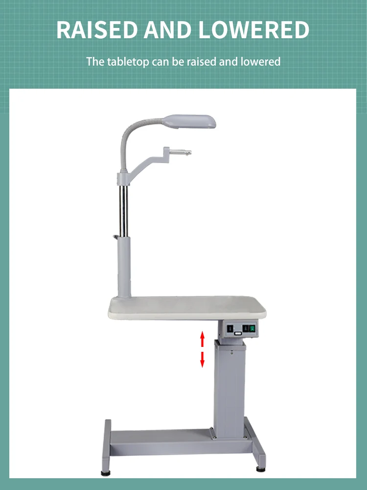 The Ophthalmic Optical Instrument Dedicated Vision Examination Lift Table Is Suitable For Arranging Various Optical Instruments