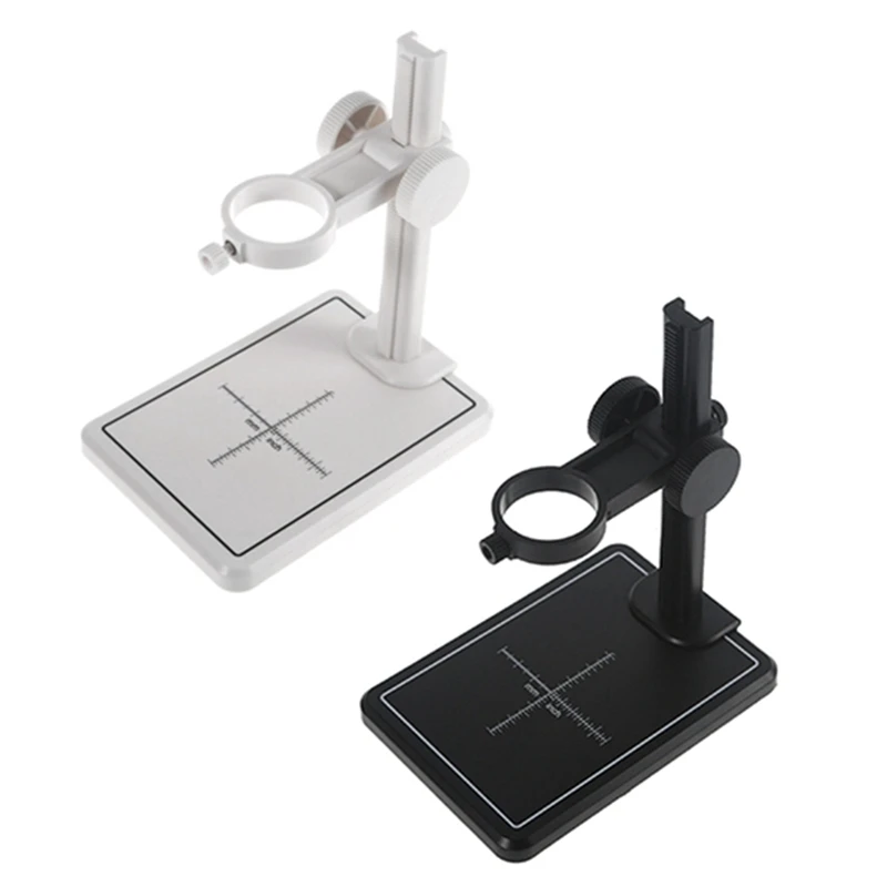 Microscope Stand With Scale Adjustable Stand Holder Bracket Large Base Microscope Endoscope Holder Stand-AA70