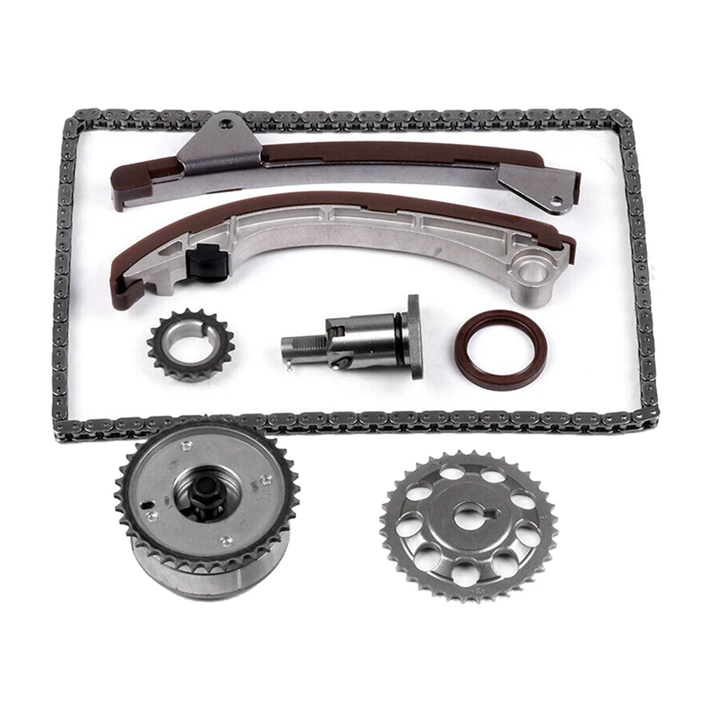 Engine Timing Chain Kit For Toyota Corolla Matrix Chevrolet Prizm 2000-2008 3ZZ-FE 1ZZ-FE Tensioner Guide Rail Crank Cam Parts