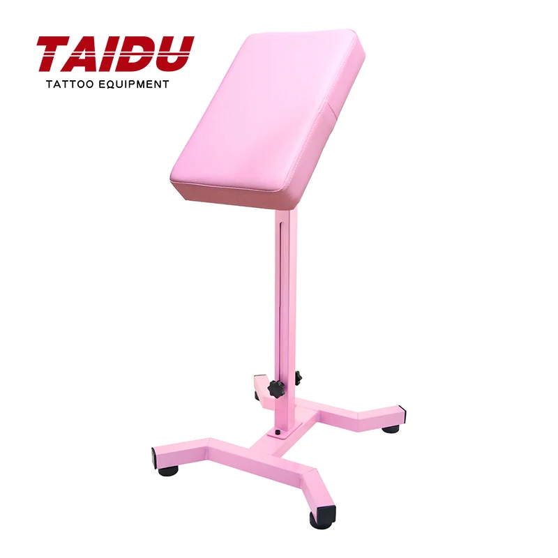 TAIDU Pink Tattoo Armrest New Personalized Armrest Tattoo Height Angle Adjustable Arm Rest Tattoo Equipment