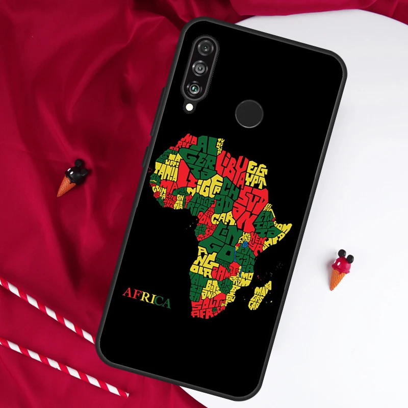 خريطة أفريقيا Geogra لهواوي نوفا Y61 Y91 Y90 Y70 Y60 Y72 12s 12i 11i 7i 8i 9 10 SE P60 Pro P30 P40 Lite #6