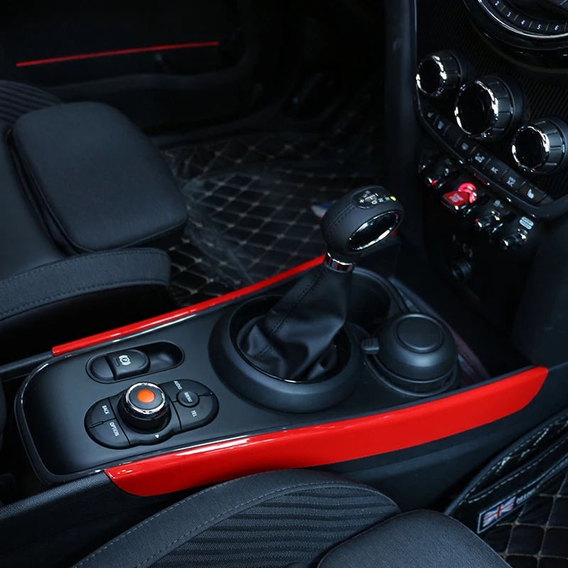 

2pcs Car Gear Shift Box Panel Cover Side Trim Interior Decoration Stickers For M Coope r S J C W 1 F 60 Country Accessories