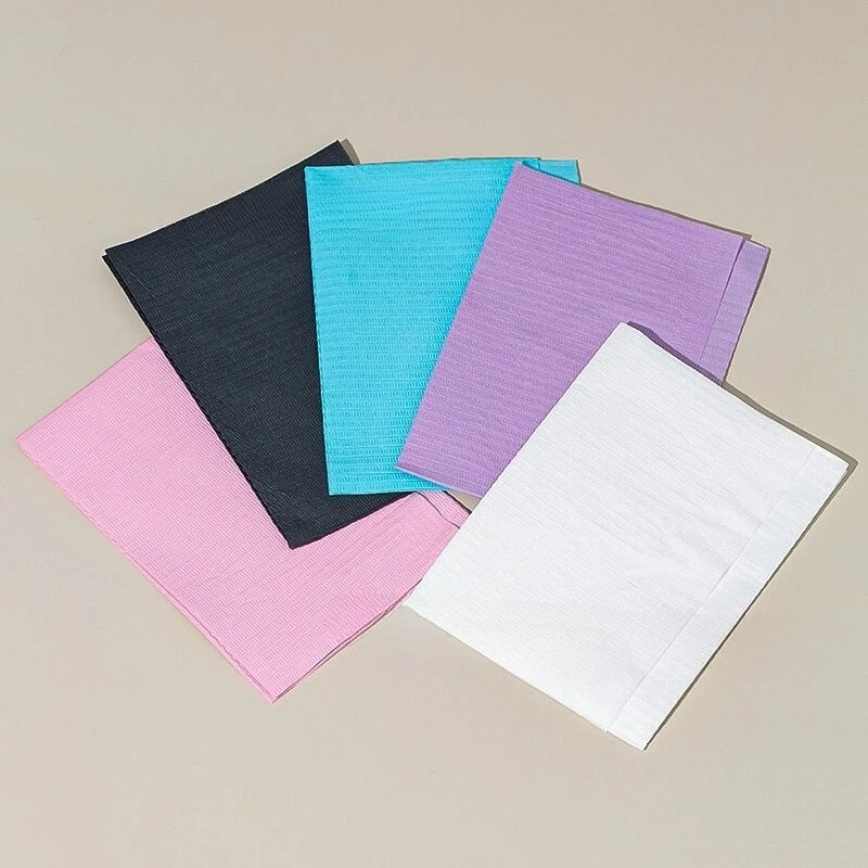 50개/팩 네일 테이블 매트 일회용 네일 아트 종이 타월 방수 3겹 네일 아트 종이 45*33cm 테이블 패드 청소용