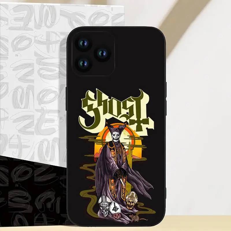 Rock Ghost Heavy Metal Band Phone Case For iPhone 11 12 13 14 Mini Pro XS Max X S Plus XR Shell