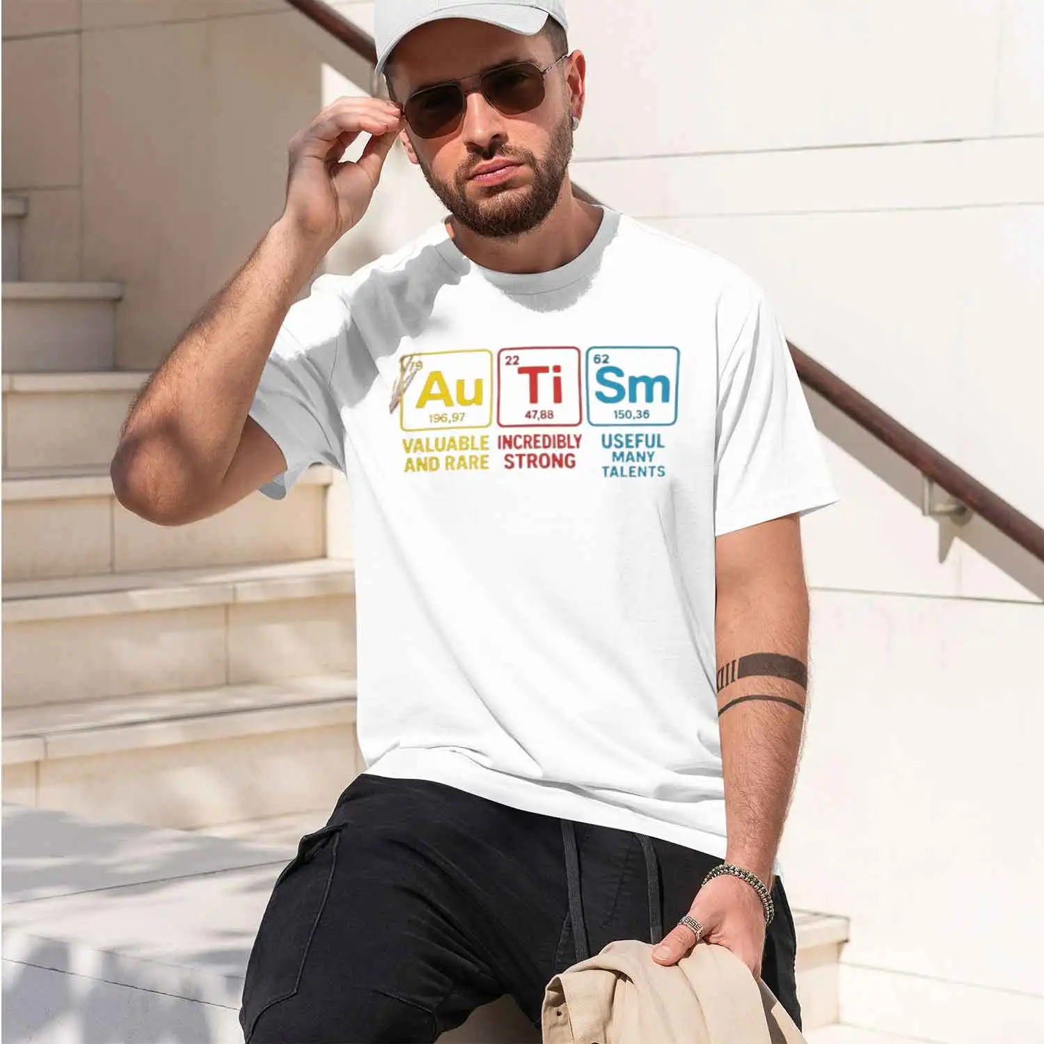 ‌ Summer Short Sve Casual Funny Science Period Shirt Neurodiversity Valuable Strong Talented Autism Awaren Tee 2026 New Model Sh