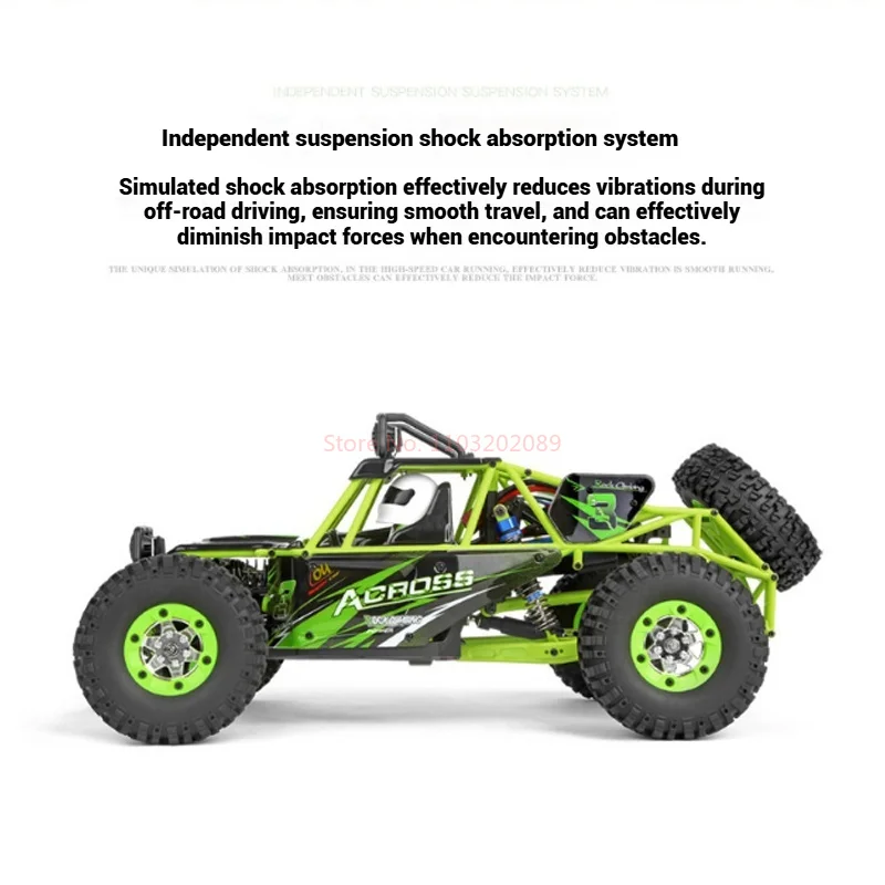 WL Remote Control Rc Four-Wheel Drive Charging Off-Road Climbing Car 1:12 Full Scale Toy Racing Car High-Speed Drift Racing Car
