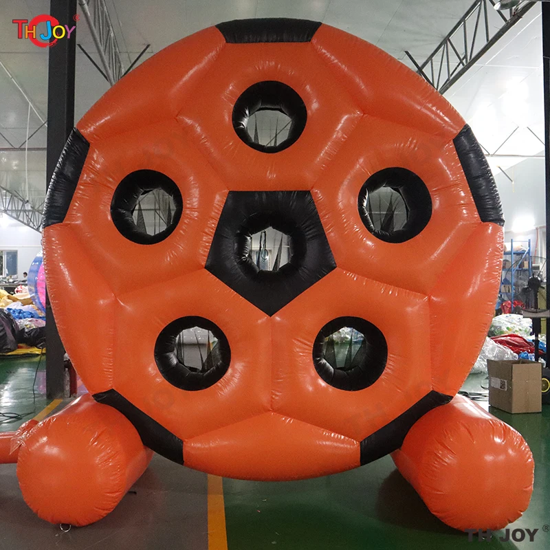 Premium Customizable 2m Inflatable Football Dart Board with Soccer Goal and Target Holes Exciting Outdoor Sports Game