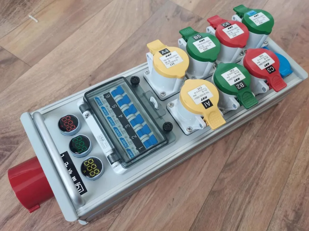 8-Way Power Box Fuge Box Stage Lighting Performance LED Large Screen Lighting and Audio Stage Power Distribution Through Box