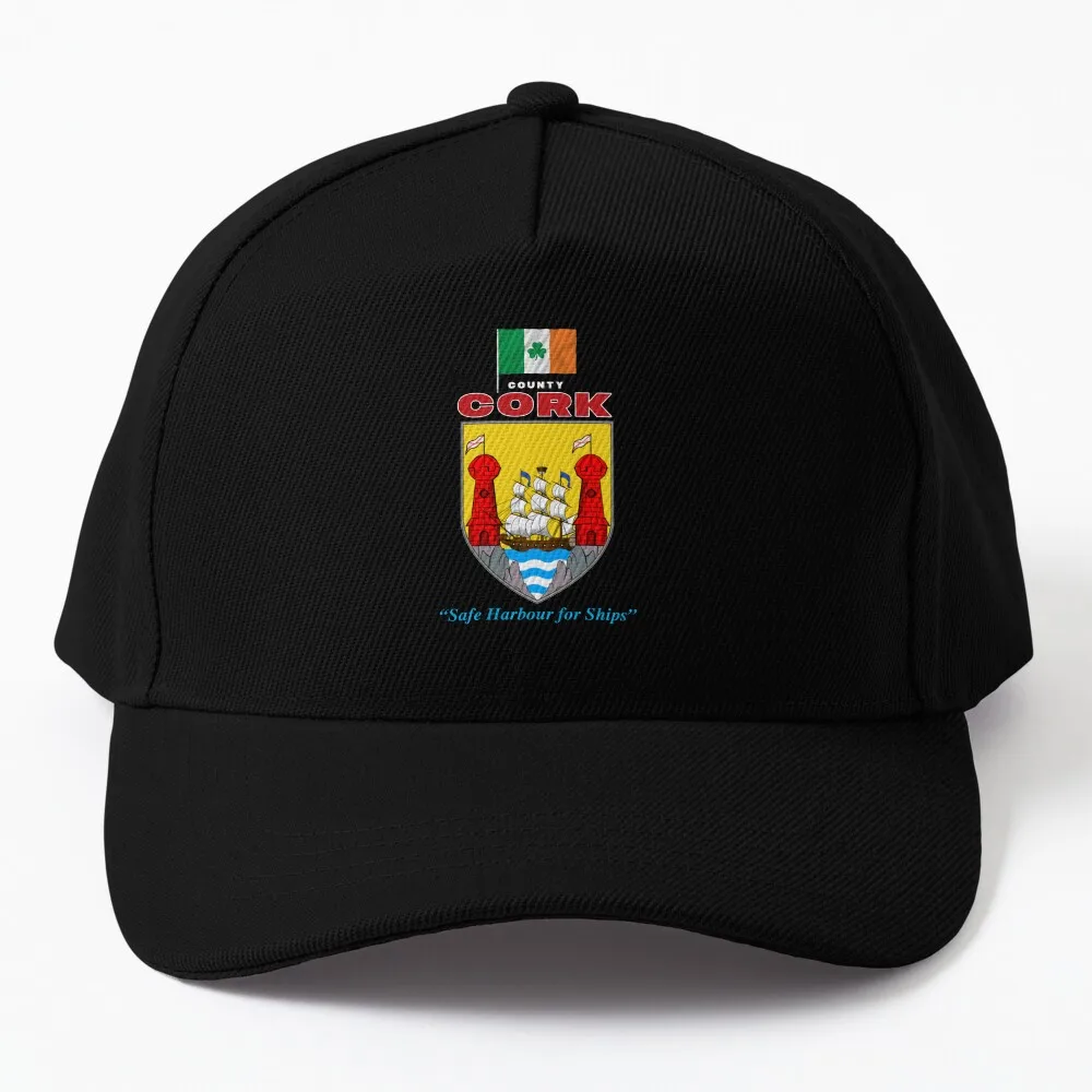 County Cork Ireland - Official Crest Baseball Cap Thermal Visor sun hat New In The Hat party hats Men Cap Luxury Brand Women's