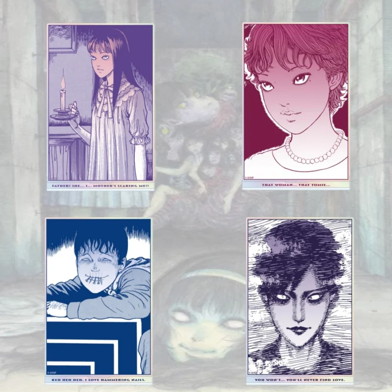 Фигурка-подставка из акрила Junji Ito Maniac: Японские мрачные истории, 15 см, настольное украшение, коллекционный брелок