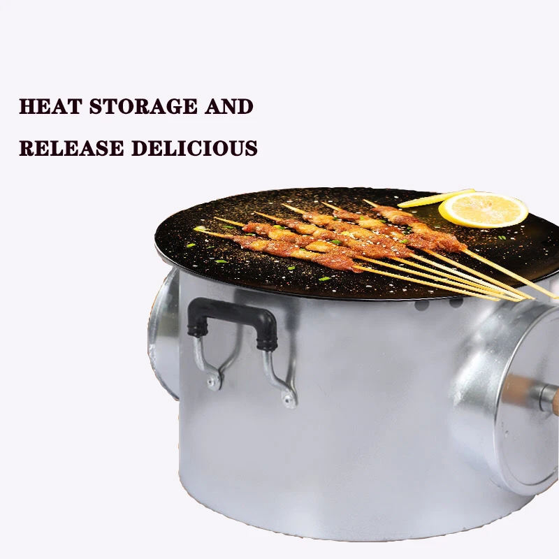 

Camping Fire Grill Barbecue Oven Multi-functional Grill Pancake Machine Frying Roasting Oven Pancake Potato Oven