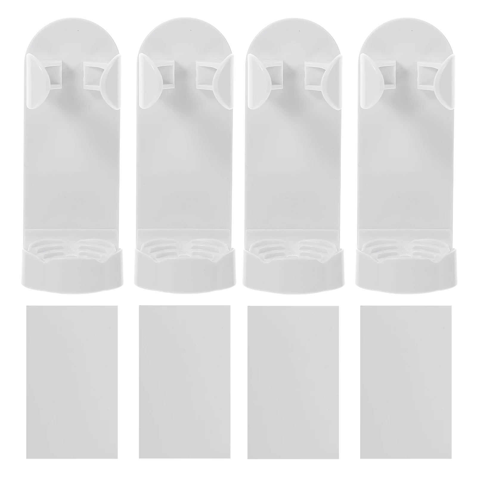 

4Pcs Electric Toothbrush Holder Rack Kids Adjustable Storage Adhesive Wall Mount Toothpaste Dispenser Water Filter Bottom