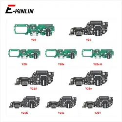 Usb Oplaadpoort Dock Plug Connector Oplader Board Met Mic Flex Kabel Voor Vivo Y20 Y20i Y 20S G Y21 Y21a Y21e Y 21S Y 21S Y 21T