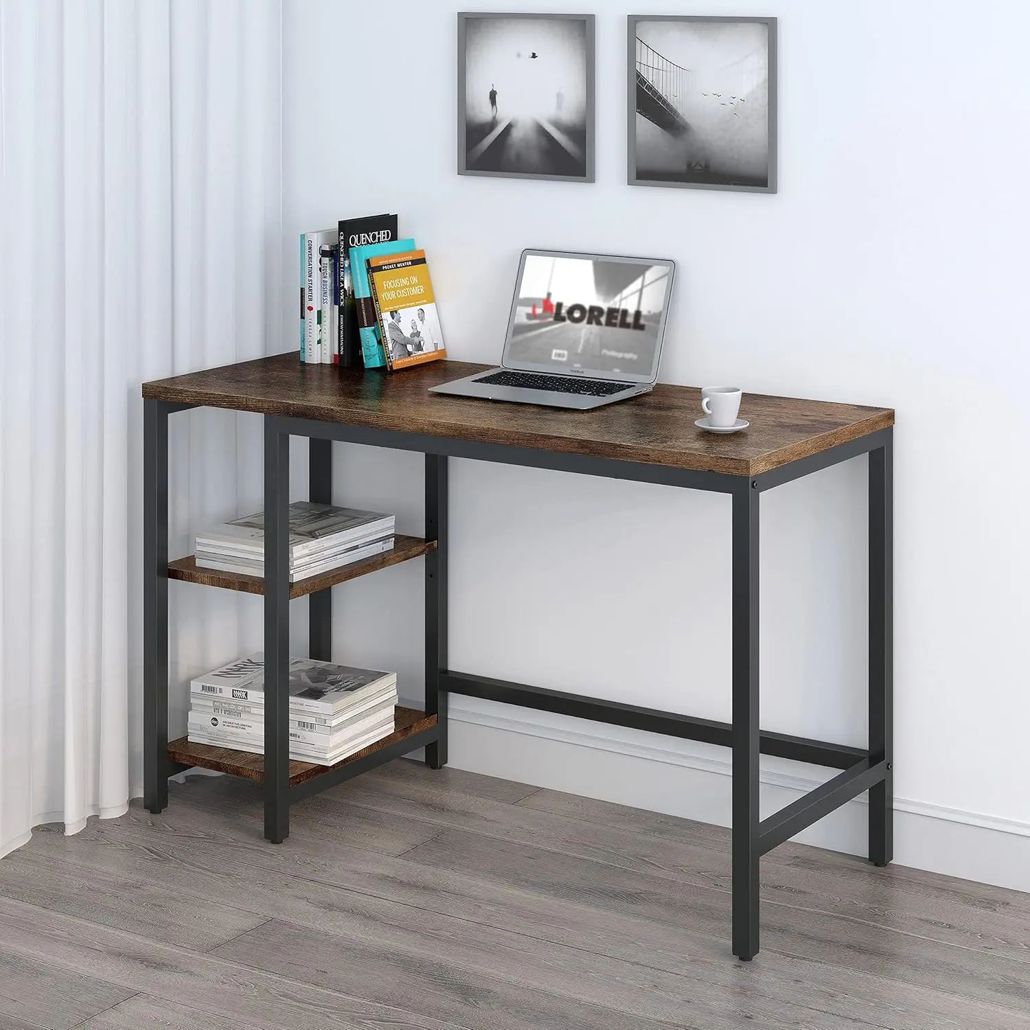 Lys Soho Metal Frame Desk - 47.3