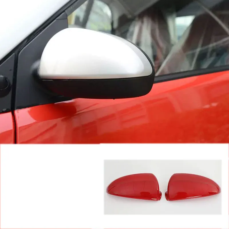 

2Pcs Car Exterior Rearview Mirror Protective Shell For Smart 451 453 Fortwo Forfour Car Accessories Decoration Sticker