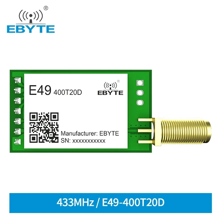 433MHz Kablosuz Verici ve Alıcı Modülü 20dBm 100mW GFSK EBYTE E49-400T20D RF Modülü DIP Ultra Yüksek Uygun Maliyetli