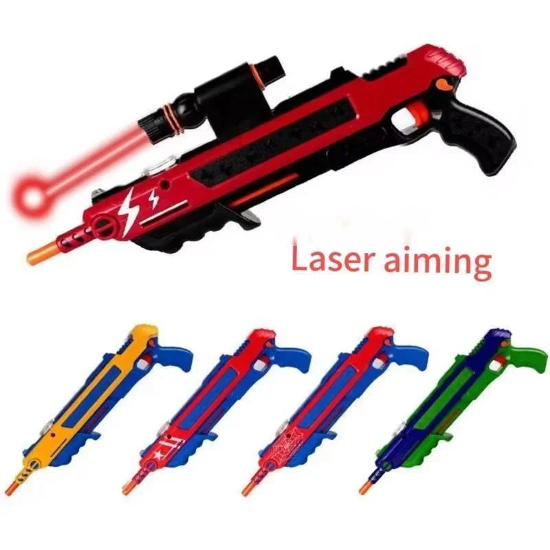 3.0 New Laser Aiming Salt Gun Fly Killer Toy Flie Shooting Accurate Aiming Mosquito Adult Simulation Game Toys Children Gift