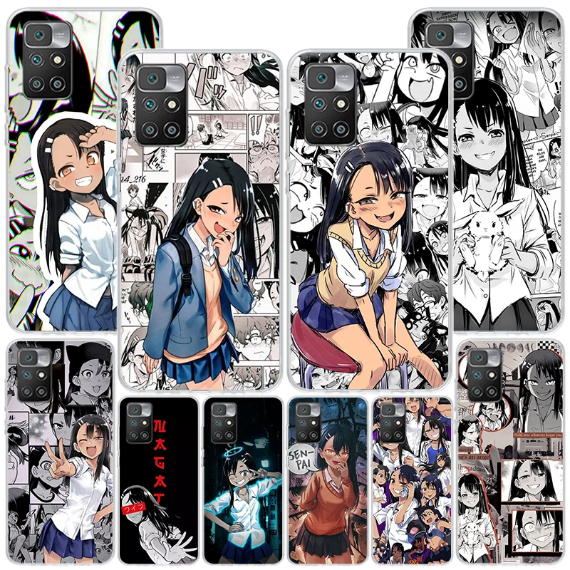 Nagatoro San Anime Aesthetic Phone Case For Xiaomi Redmi 12 12C 10 10C 10A 9 9A 9C 9T 8 8A 7 7A 6 Pro 6A K70 K60 K40 K20 S2 Prin