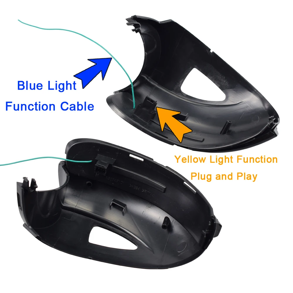 Dynamic Turn Signal LED Side Wing Rearview Mirror Indicator Blinker Repeater Light Lamp For VW GOLF 6 MK6 GTI R32 08-14 Touran view 6