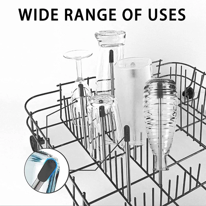 A76G Dishwasher Insert Bottle Holder for Sodastream, Universal Stainless Steel Holder for All Standard Dishwashers, 12 Pack
