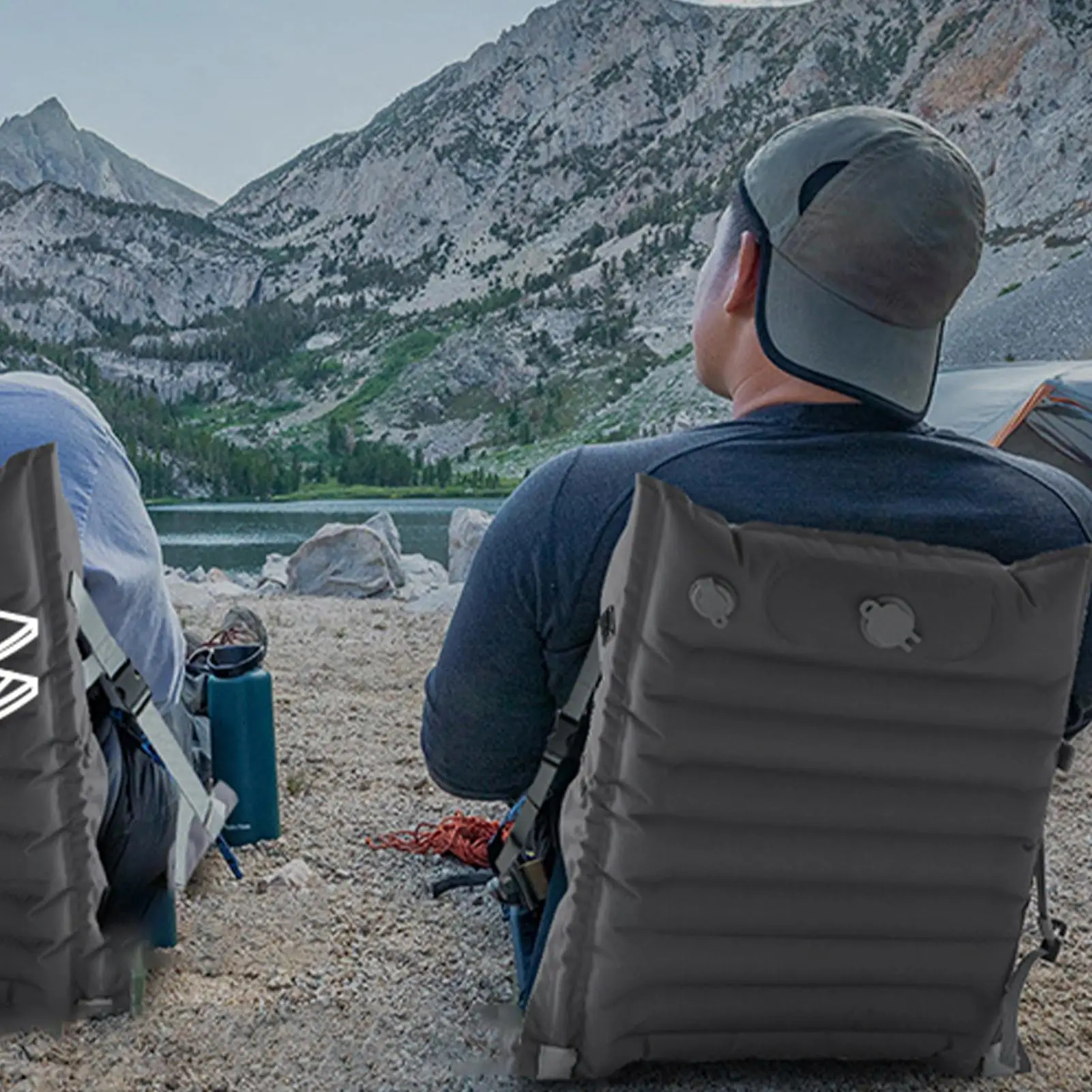 

Inflatable Seat Cushion Inflating Camping Seats Space-saving Inflatable Ground Chair Cushion For Camping Fishing Travel