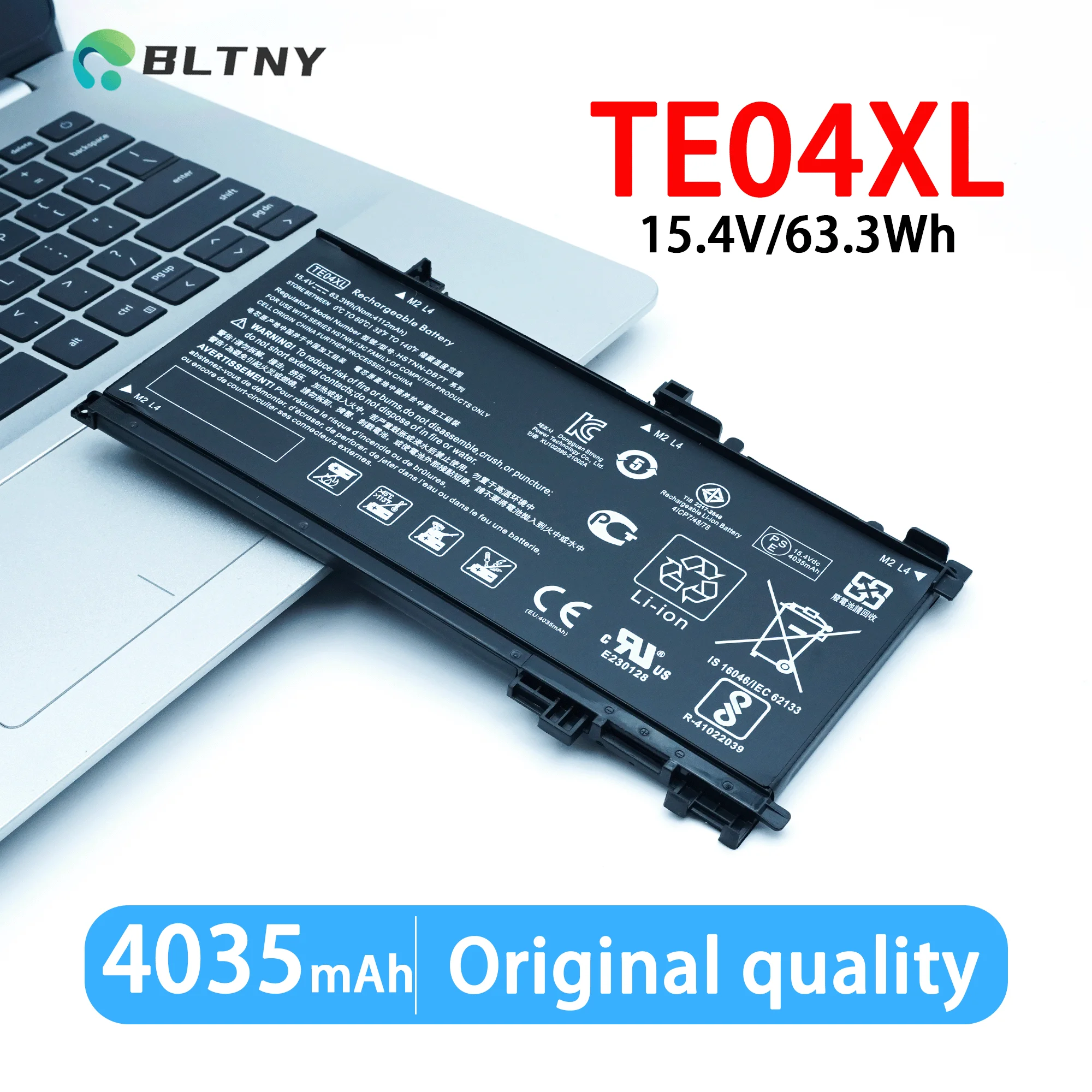 TE04XL Laptop Battery for HP OMEN 15- AX218TX 15-AX210TX 15-AX235NF 15-AX202N 15-AX200  15-BC200 HSTNN-DB7T 905277-855