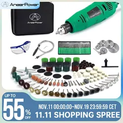 Dremel 260W Mini Electric Drill Engraver Rotary Tool Polishing Machine Power Tool 5Variable Speed Engraving Pen With Accessories