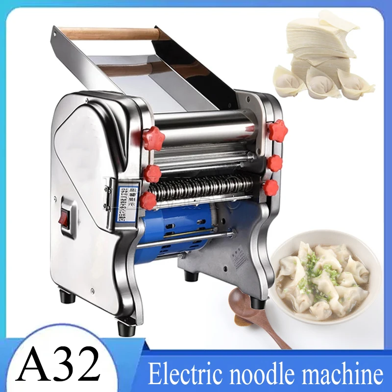 Máquina elétrica comercial de macarrão, máquina automática de prensagem de macarrão