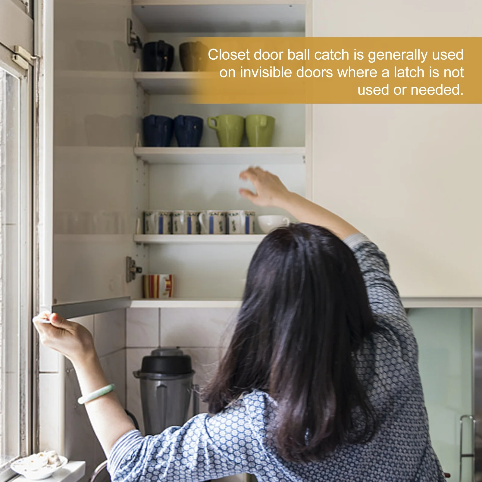 

10Pcs Copper Ball Catch Door Latch Spring Lock Furniture Ball Catch Closet Invisible Door Use Furniture Spring Latch