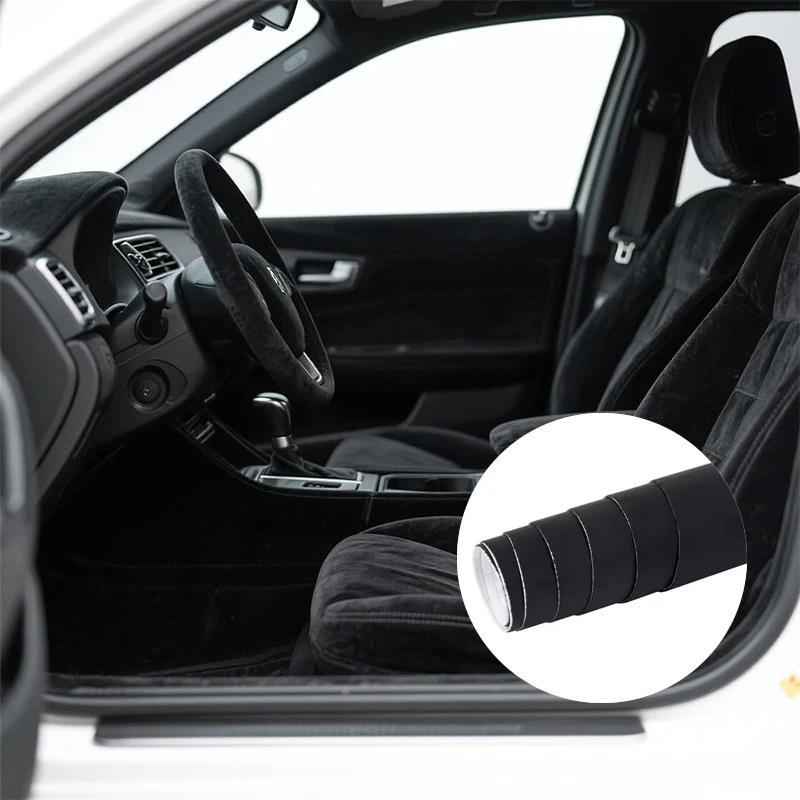 

Самоклеящаяся виниловая пленка под замшу (300x150 см) для обивки салона автомобиля, мебели и ремонта тканей