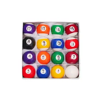 مجموعة كرات بلياردو صغيرة للأطفال ، عصا حمام سباحة صغيرة من الراتينج ، ملحق سنوكر ، مجموعة كاملة ، طاولة 25: