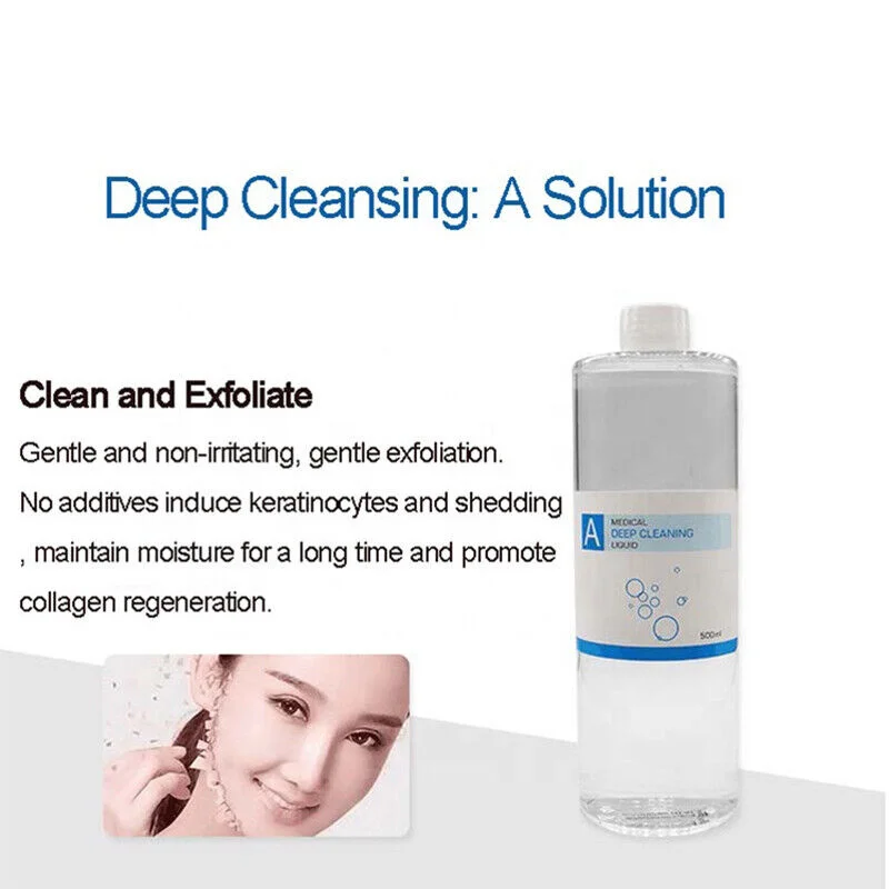 Aqua Hydra Peeling Solution Facial Serum for Dermabrasion Machine Deep Clean Exfoliate Moisturize Repair and Soothe Beauty Care