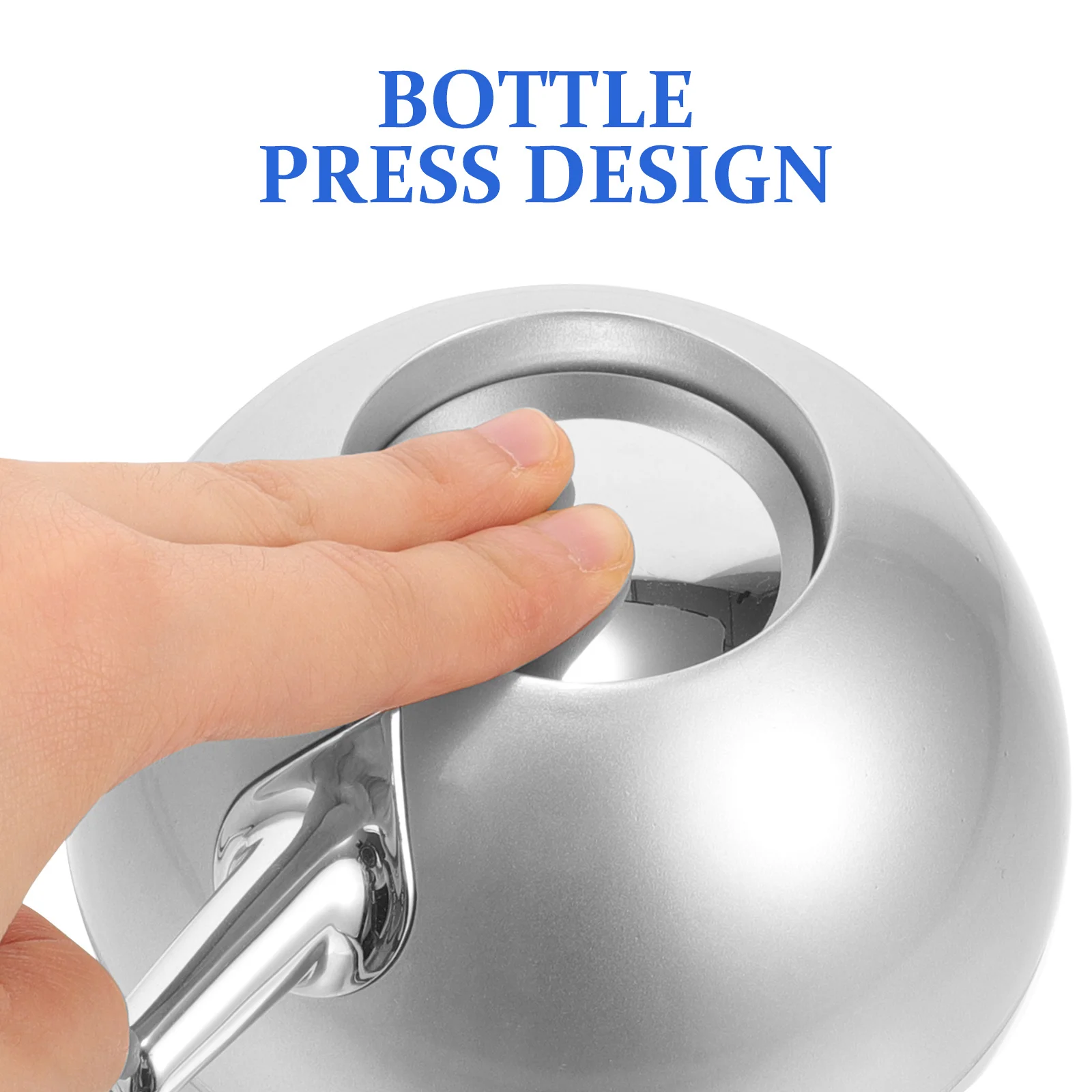 

380Ml Pressed Soap Dispenser Bottle Spherical Design Abs Non-Toxic Rustproof Refillable Liquid Soap Dispenser For Shampoo Bath