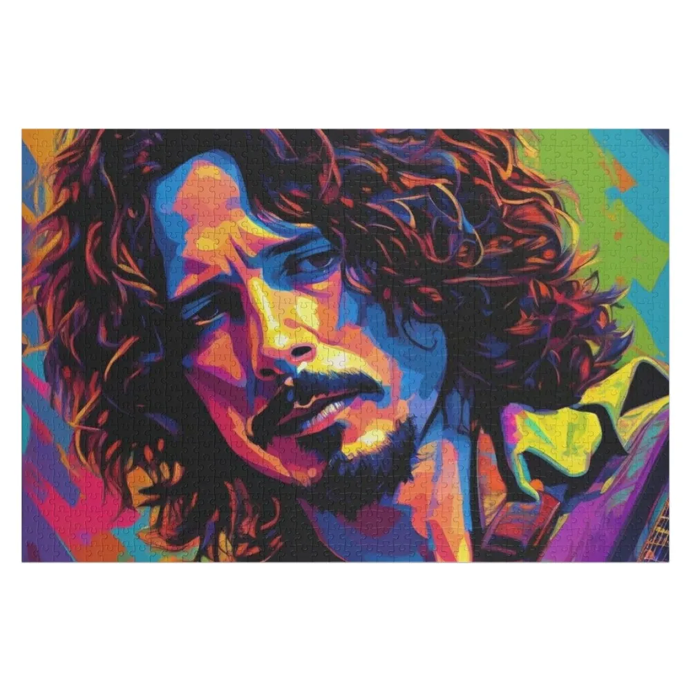 Chris Cornell Jigsaw Puzzle Personalized Name Diorama Accessories Personalized Toys Personalized Gift Married Puzzle