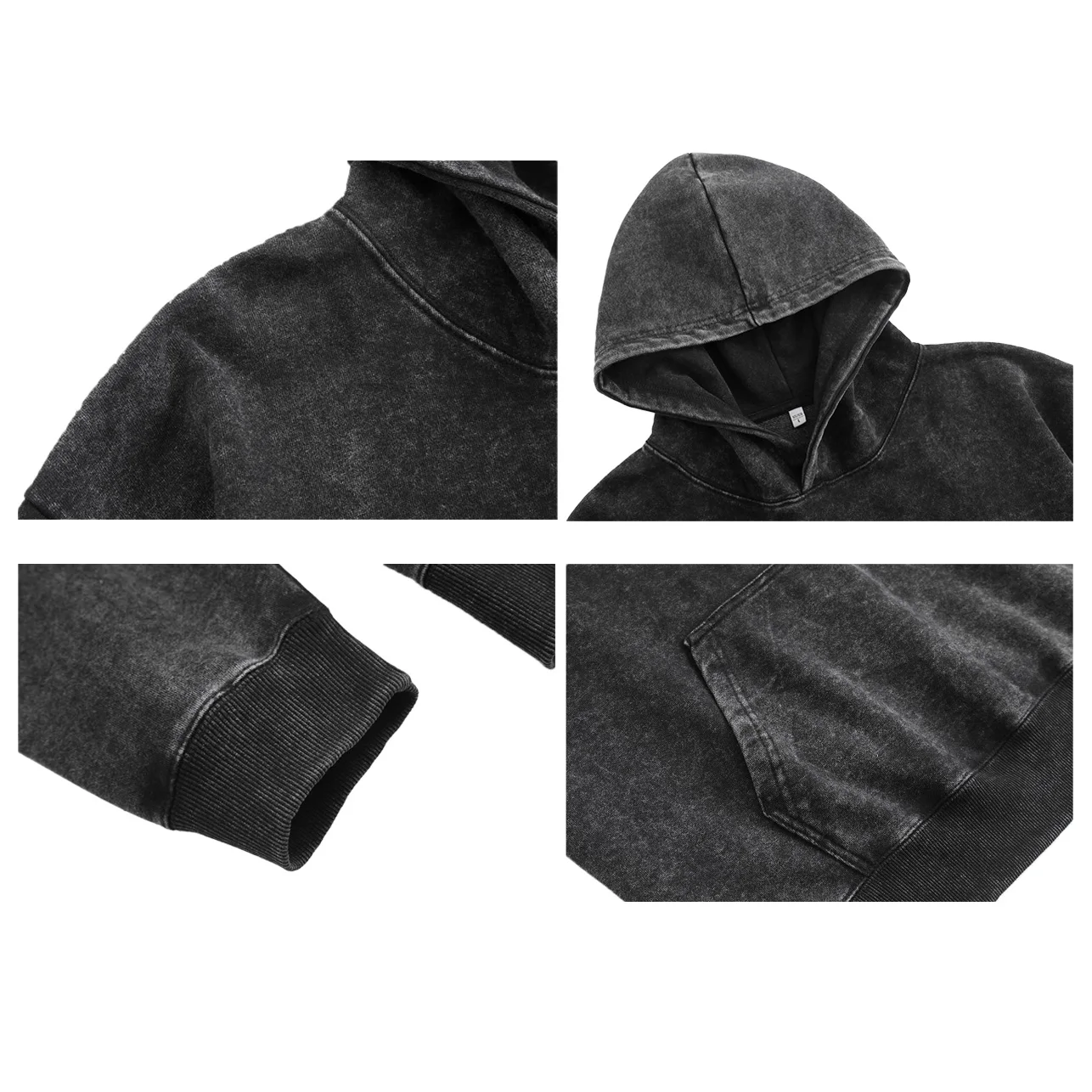 Most Likely Men's Vintage Washed Graphic Hoodie Retro Distressed Pullover Streetwear Casual Sweatshirt