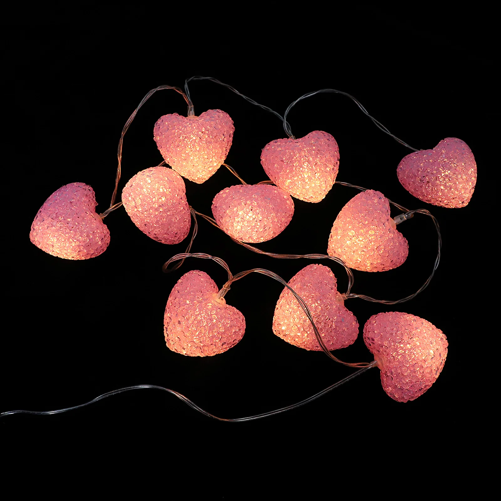 

Loving-Heart Shaped Led String Light Valentine'S Day Decor Romantic Atmosphere Lamp Festival Party Decoration Home Wedding Event