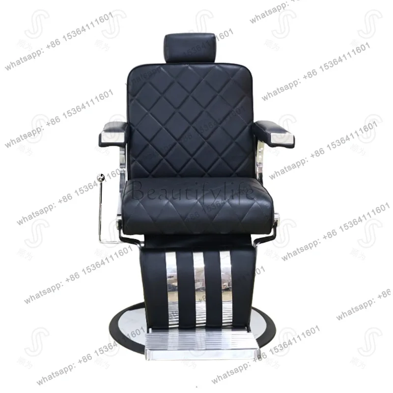 Factory Direct Sales Simple Hair Salon Special Rotating Hair Salon Chair Simple Fashion Atmosphere High Grade
