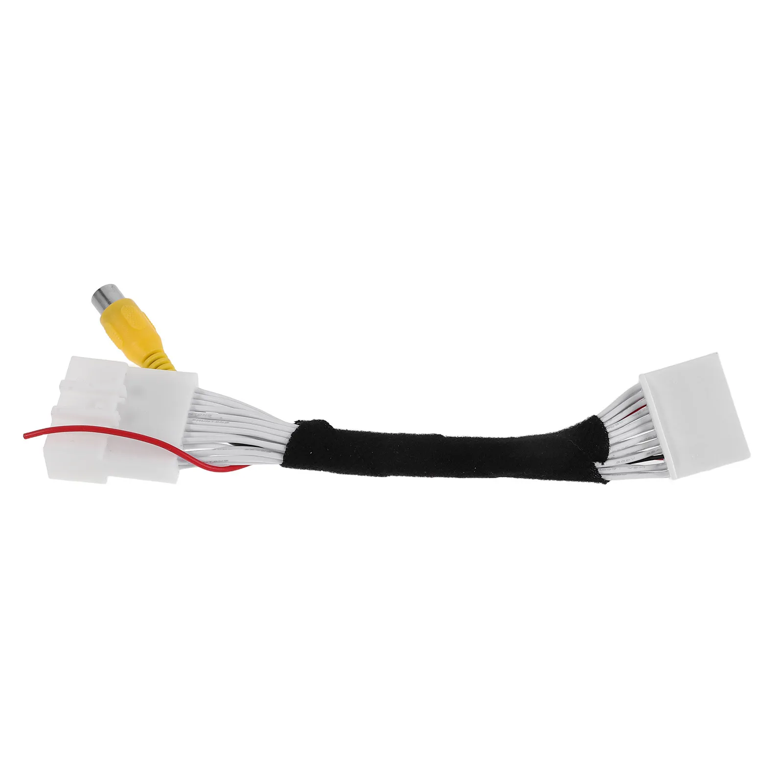 Car Rearview Camera Adapter Wire 24-Pin Backup Reverse Camera Rca Adapter Harness Compatible for Renault Vehicle Stereo Rearview