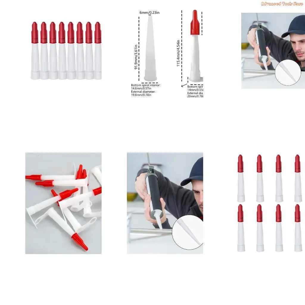 10pcs wielonośliskowe Podsumowanie Dysza do kleju Instalacja podłogi uszczelniającej W91B