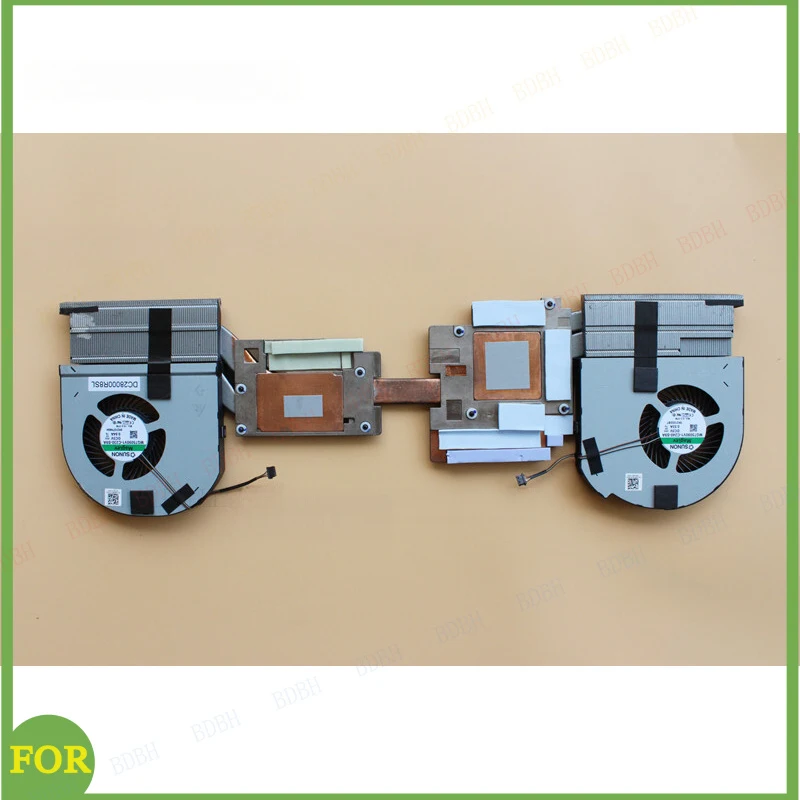 BDBH 01NTTD 1NTTD New For Dell Precision 7750 Cpu &Gpu Cooling Fan Heatsink