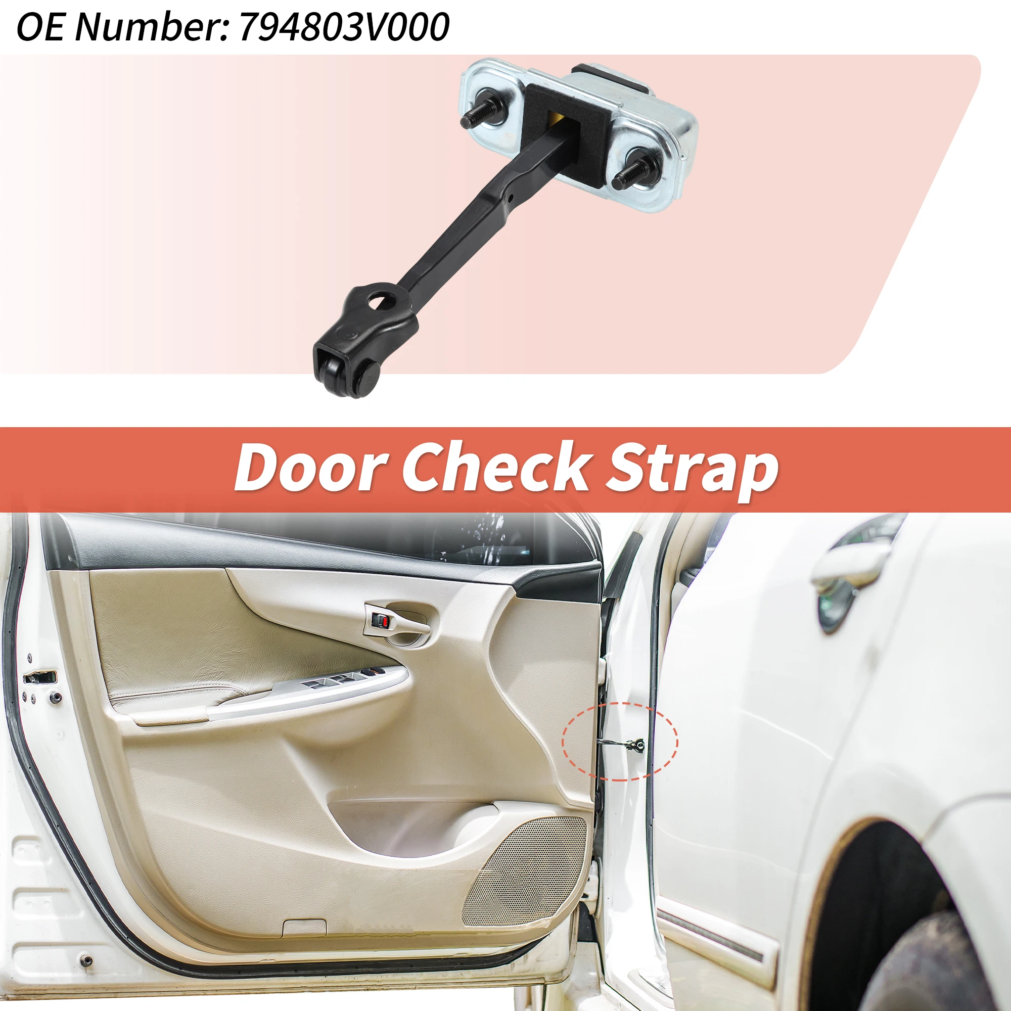 

Тяга ограничителя задней левой двери UXCELL №794803V000 для Hyundai Azera 2012-2017, 1 шт.