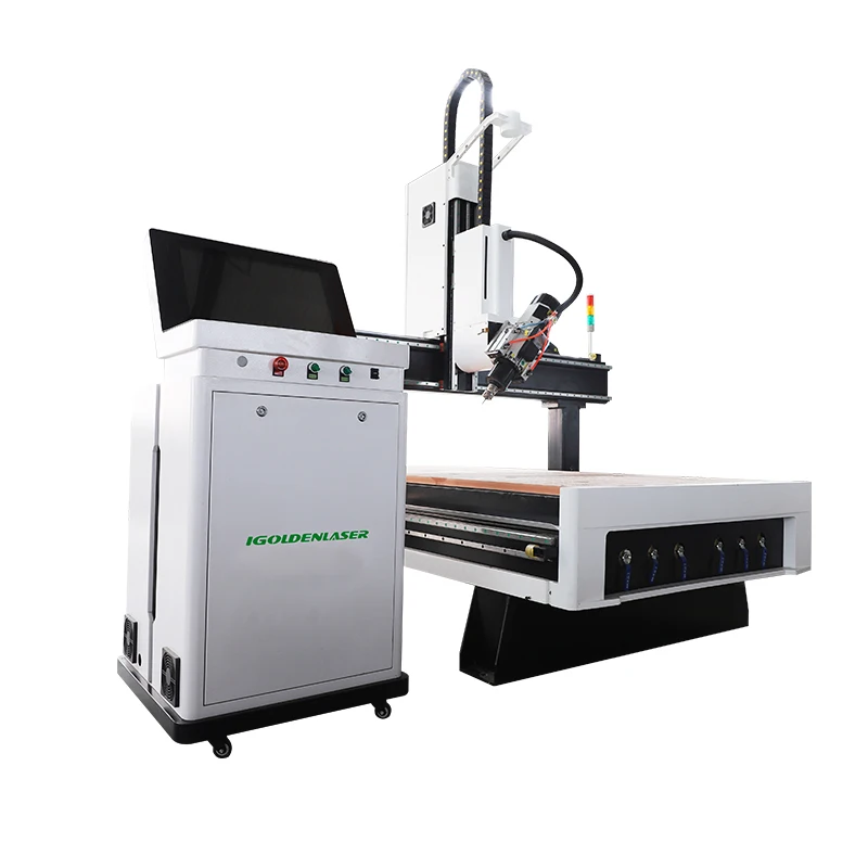 4 Axis Cnc Router Wood Carving Machine 1325 Swing Rotating Spindle Atc Cnc Router for Wood