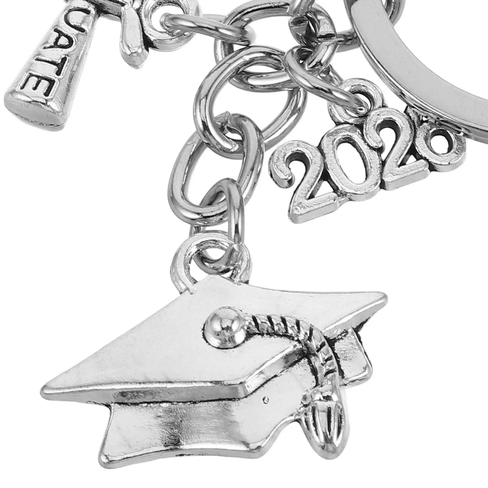 3Pcs Graduation Keychain Inspirational Class of 2026 Graduate Gifts for High School College Masters Phd Seniors Keepsake