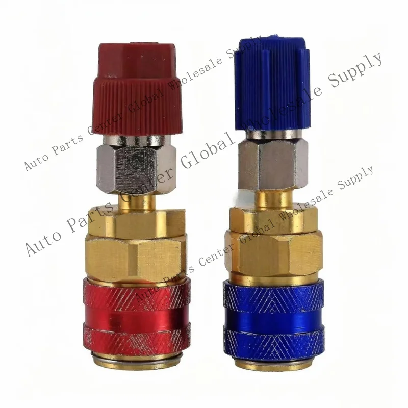 Z+ 2x Adapter R134a Car A/C High Low Pressure Connection Extension Adapters M S