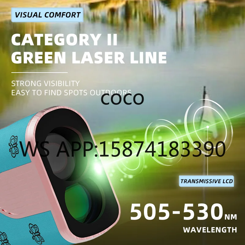 Handheld 1000m Laser Distance Meter Hunting Telescope High Precision Slope Measurement Outdoor
