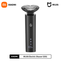 New XIAOMI MIJIA Men's Electric Shaver S301 Beard Trimmer Machine Shaving Portable Flex Razor IPX7 Washable Trimer Ceramic Blade