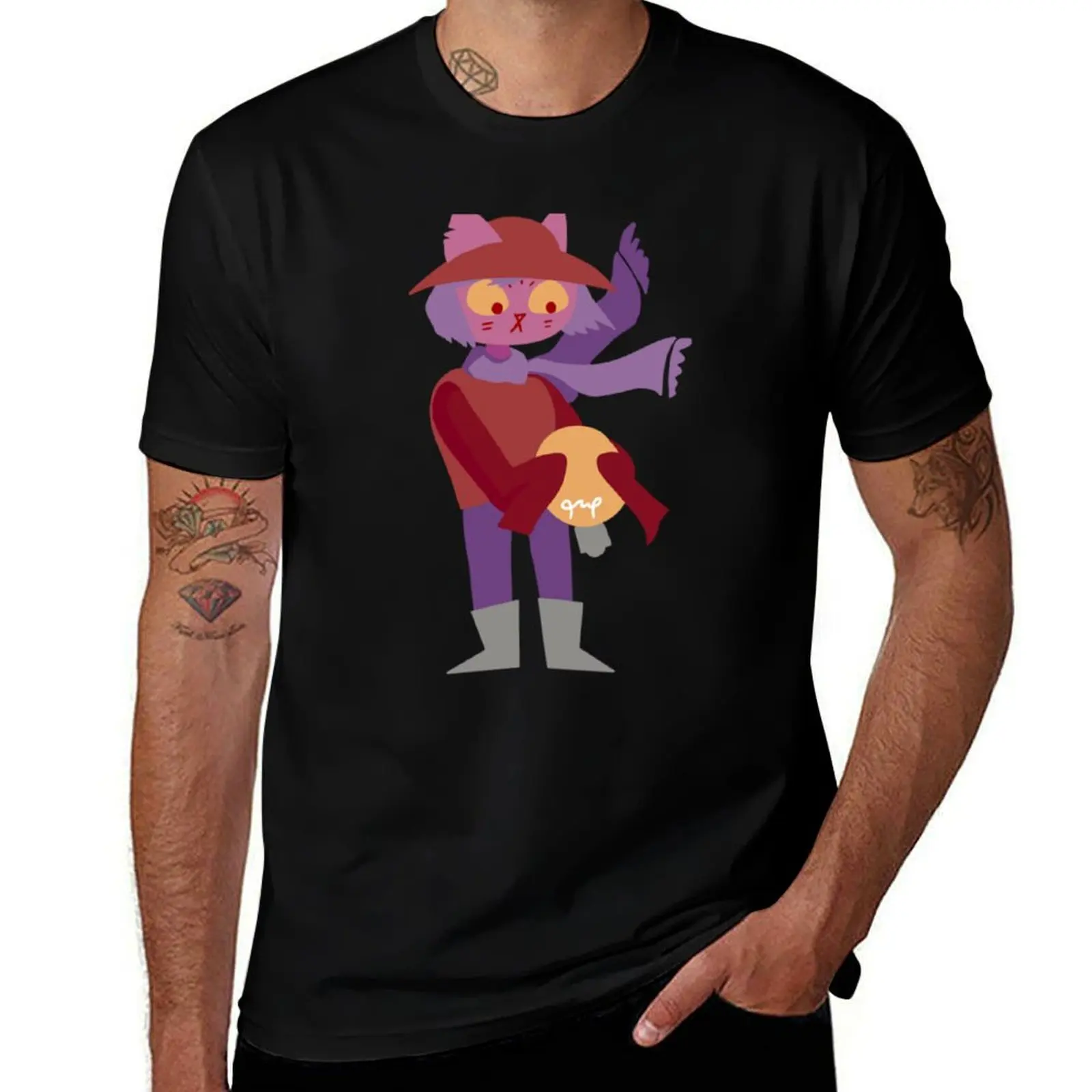 

Niko in the Woods no bg T-Shirt summer 2025 football t shirt tees blacks heavy weight t shirts for men